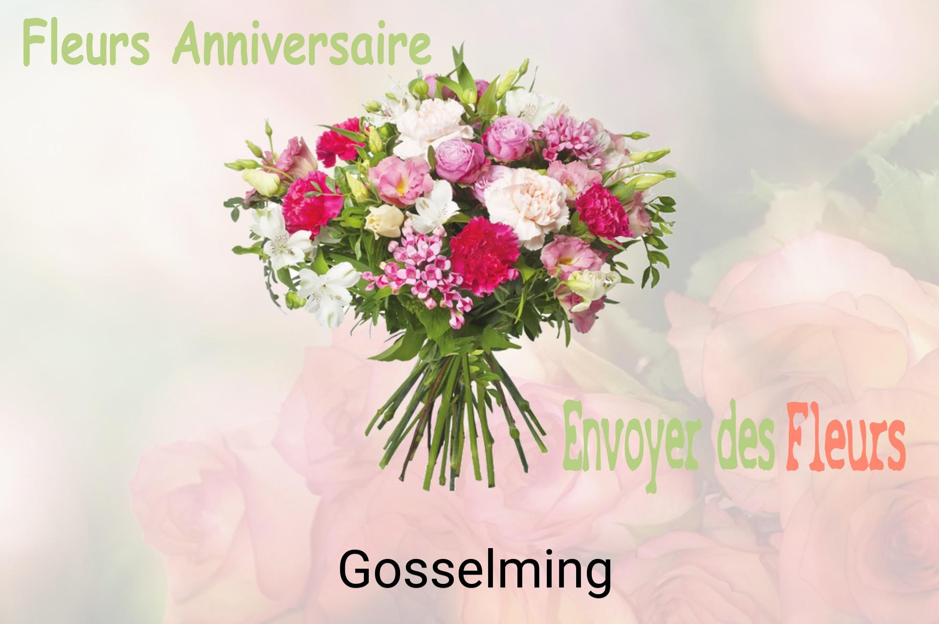 Bouquet de fleurs d’anniversaire livré à Gosselming
