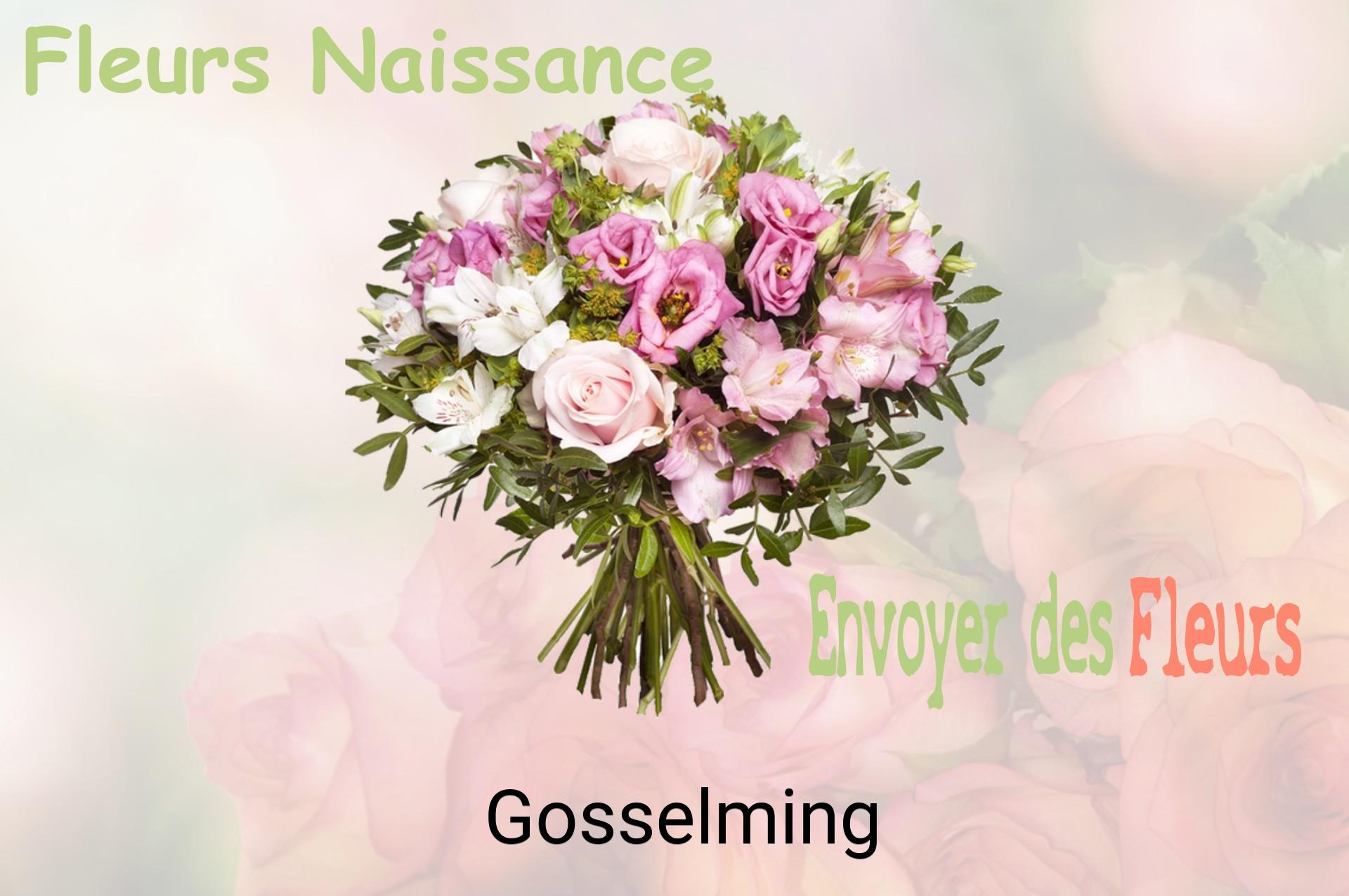 Bouquet de fleurs de naissance livré à Gosselming